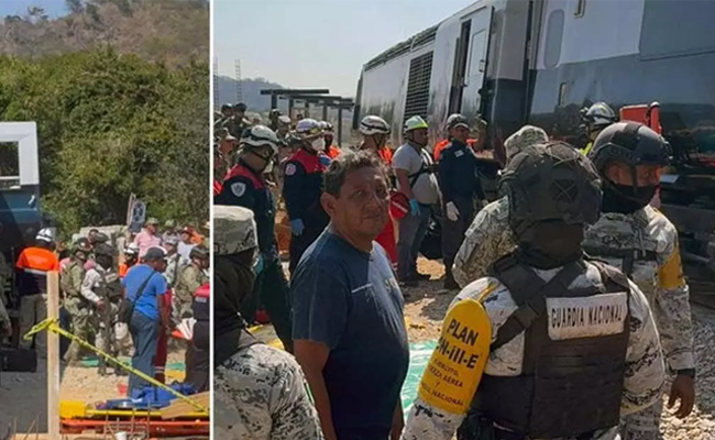 Interoceanic Train derails in southern Mexico, killing at least 13 and injuring dozens