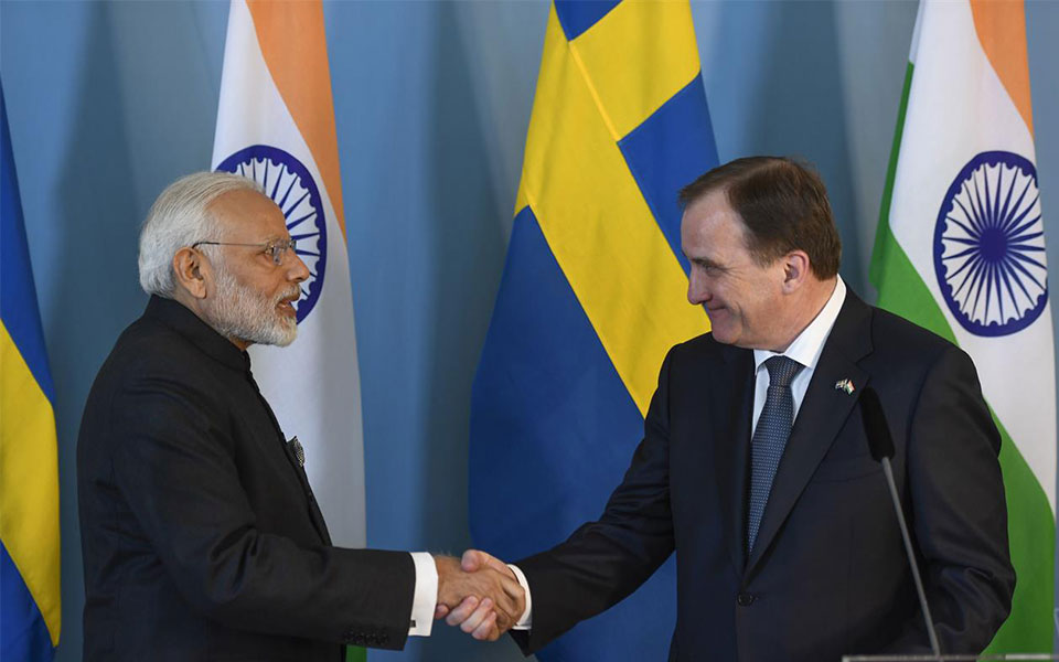 Modi meets PMs of Denmark, Iceland, Norway, Finland