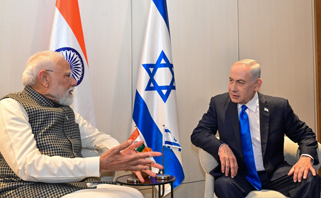 Modi ‘more than a friend’, says Netanyahu as he thanks Indian PM for standing by Israel’s side
