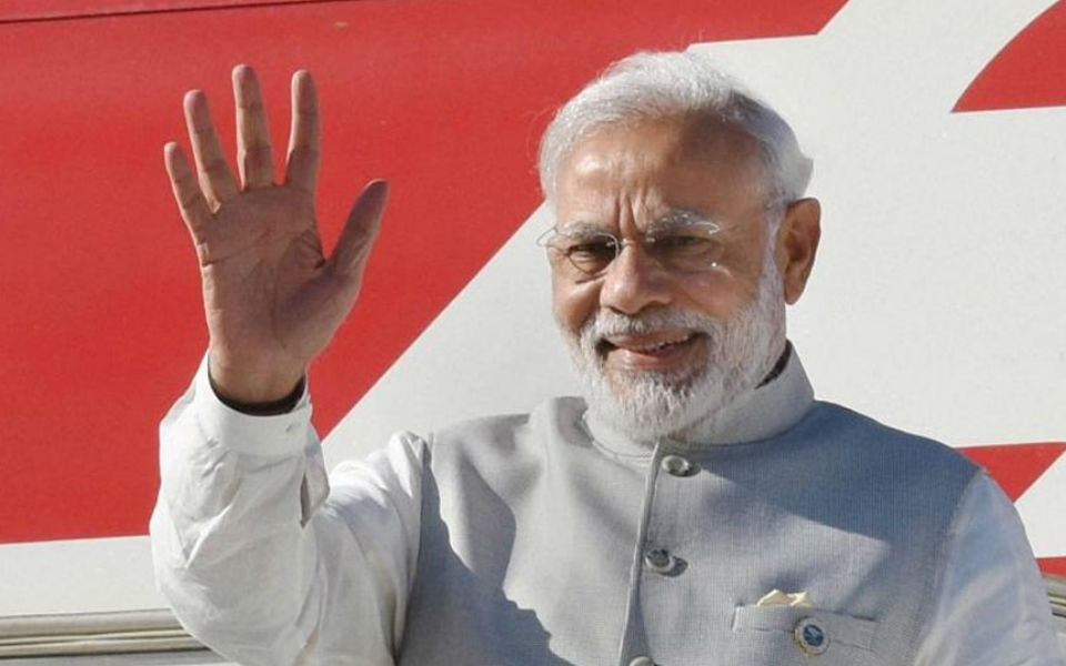 Modi arrives in Nepal