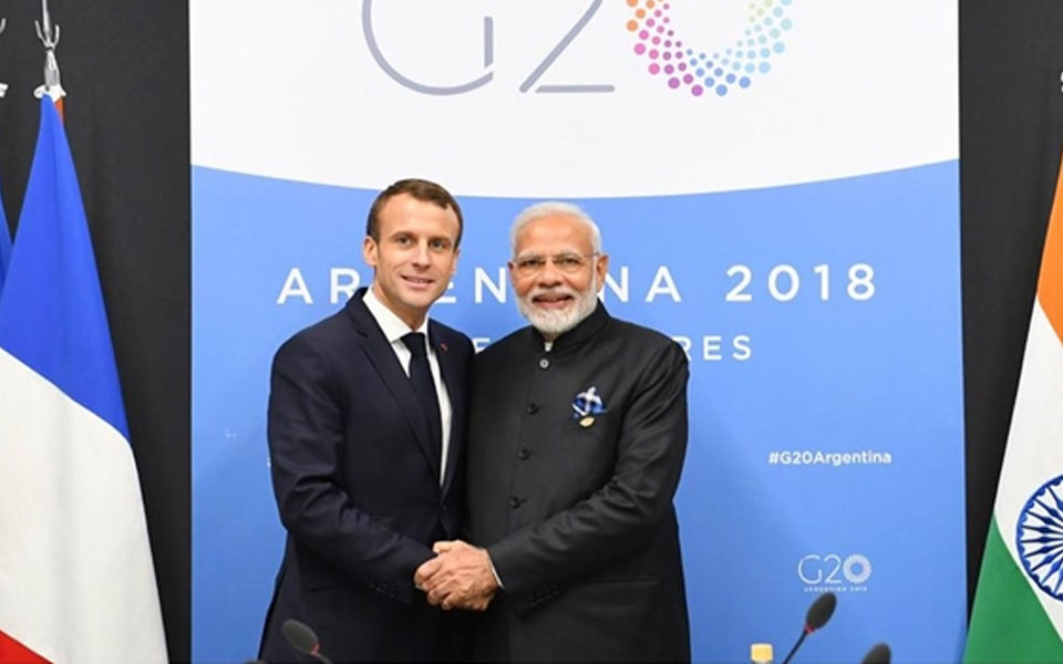 PM Modi, French president discuss ways to deepen strategic partnership