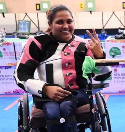 Mona wins gold medal, Amir silver in para shooting World Cup