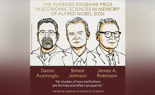 Nobel economics prize is awarded for research into why countries succeed or fail