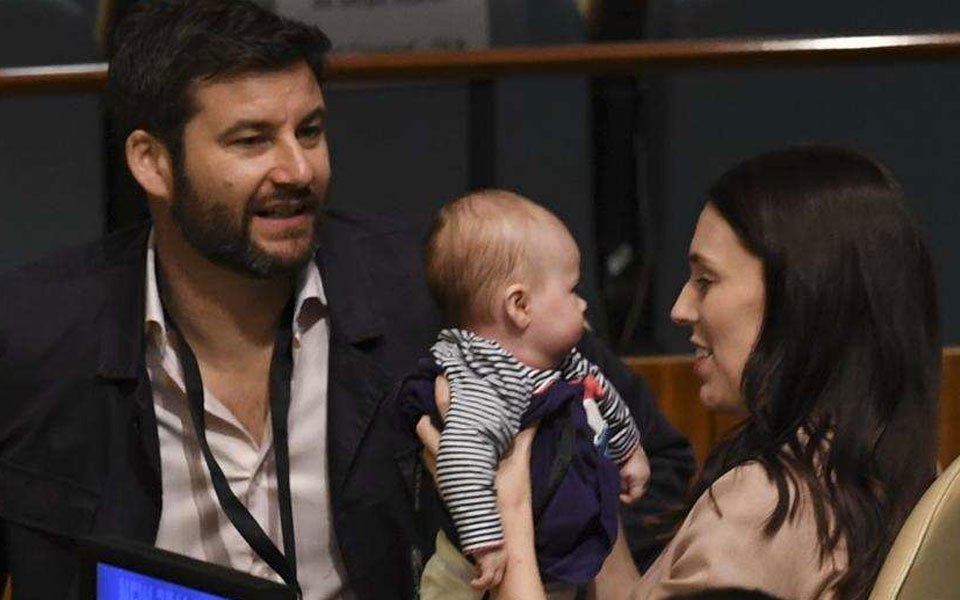 New Zealand PM brings 3-month-old daughter to UN assembly