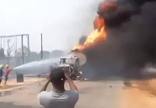 Nigerian gasoline tanker explosion kills at least 70 people