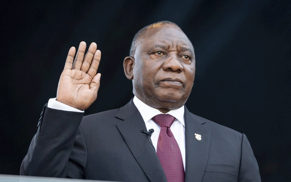 South African President Ramaphosa announces trimmed-down Cabinet that is 50% women