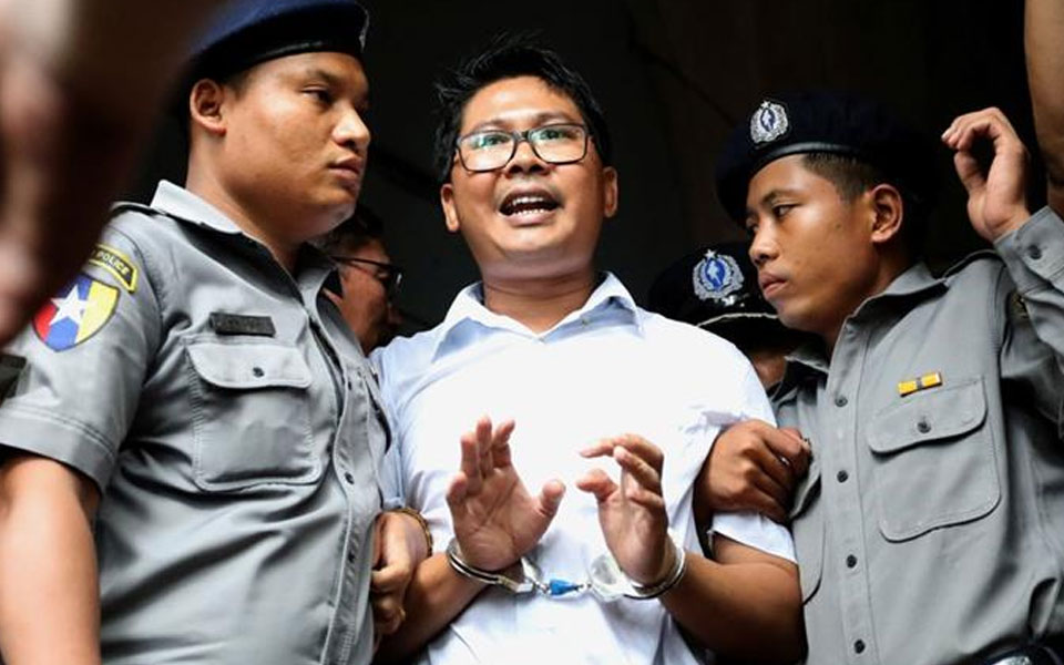 Myanmar jails Reuters reporters for 7 years