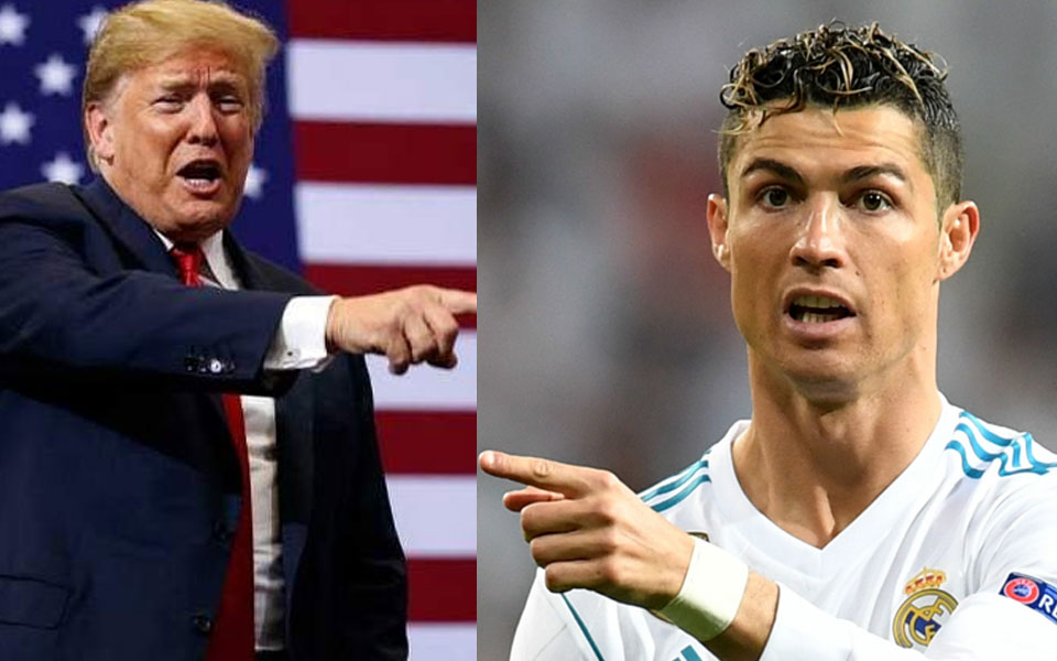 Trump's joke on Cristiano Ronaldo falls flat