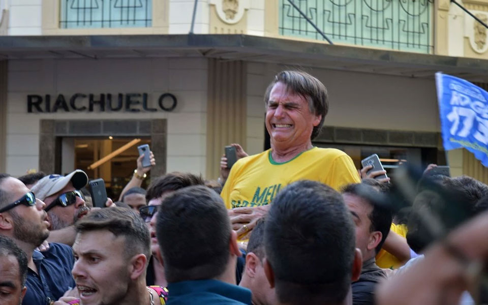 Brazilian presidential candidate stabbed at rally