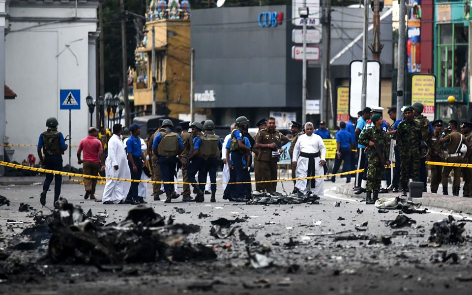 Sri Lanka observes 3-minute silence as death toll rises to 310 in Easter Sunday attacks