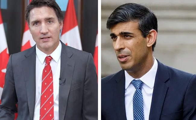 Sunak, Trudeau underscore need for de-escalation of India-Canada row