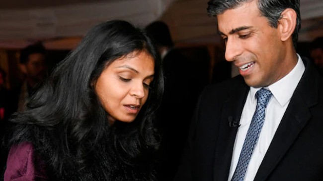 Sunak's wife Akshata Murty decides to liquidate investment venture in UK