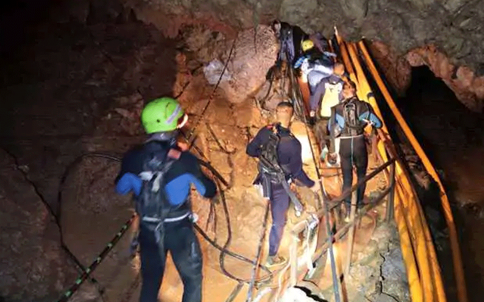 4 boys of 13 trapped in Thai cave extracted