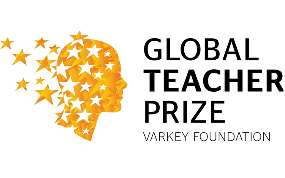 Global teachers. Логотип Prize giving. Букеровская премия логотип 2024. Prize logo.