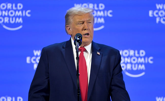 Latest: Trump says he won't use force to acquire Greenland in Davos address