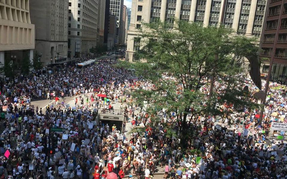 Thousands protest across US against Trump's immigration policies