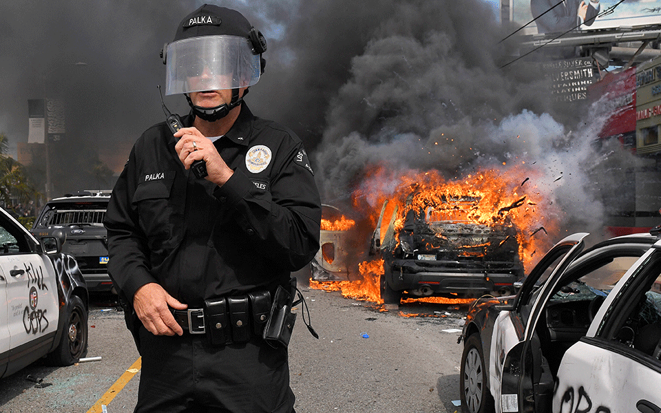 Violent protests engulf US, thousands arrested and nearly 40 cities under curfew