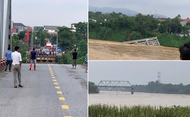 Flooding sweeps away bus and bridge collapses in Vietnam as storm deaths rise to 59